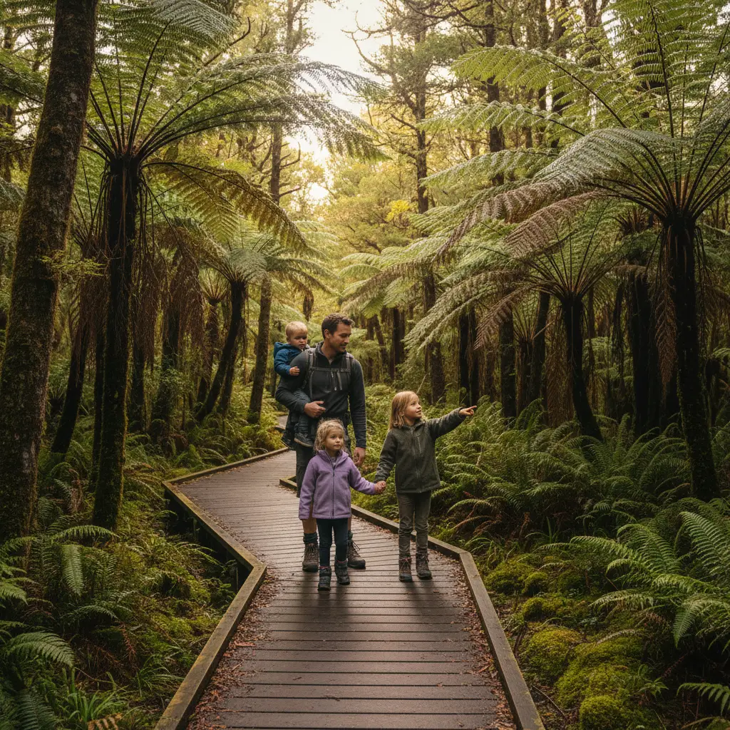 Family friendly nature walks in New Zealand