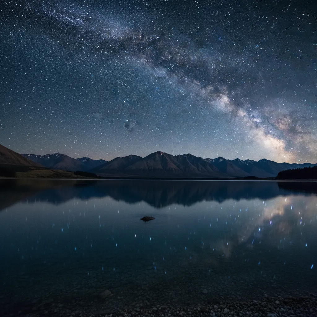 Milky Way over Lake Tekapo Dark Sky Reserve