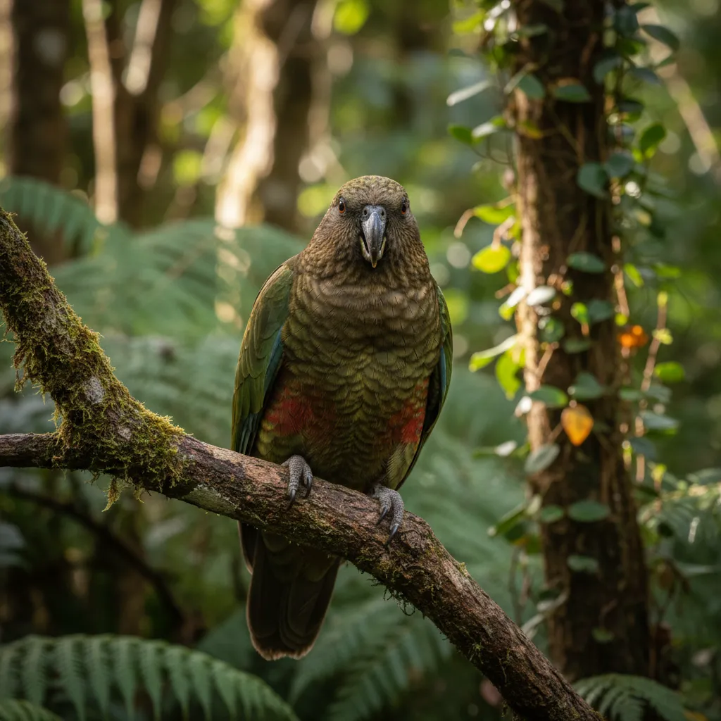 North Island Kaka in the Wellington Green Belt