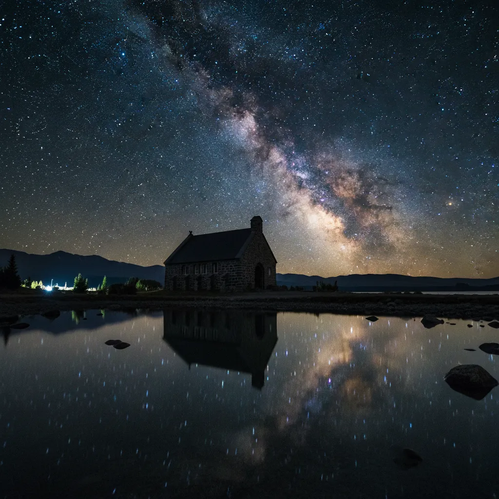 Stargazing at Lake Tekapo Church of the Good Shepherd