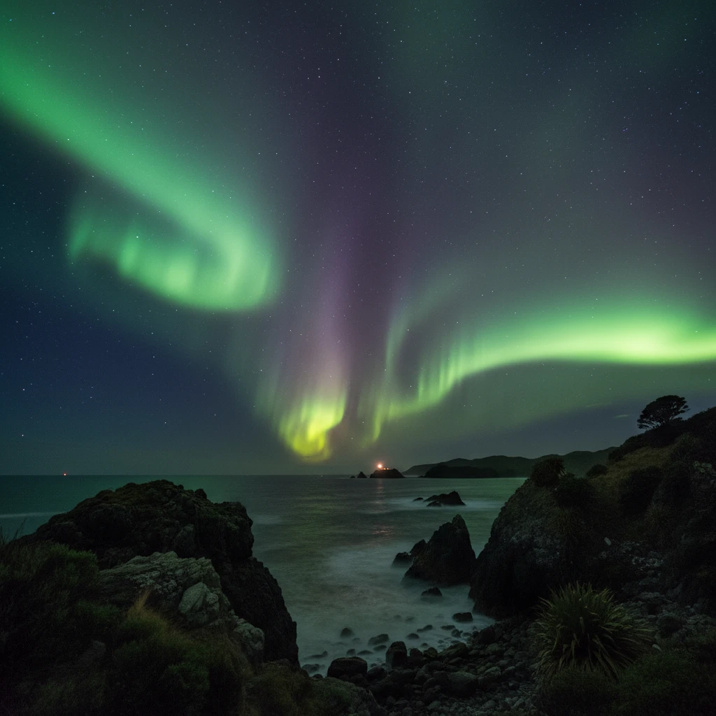 Aurora Australis viewing at Stewart Island Dark Sky Sanctuary