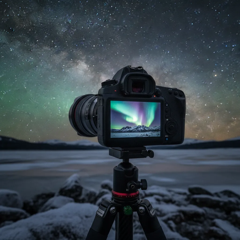 Camera setup for night sky photography
