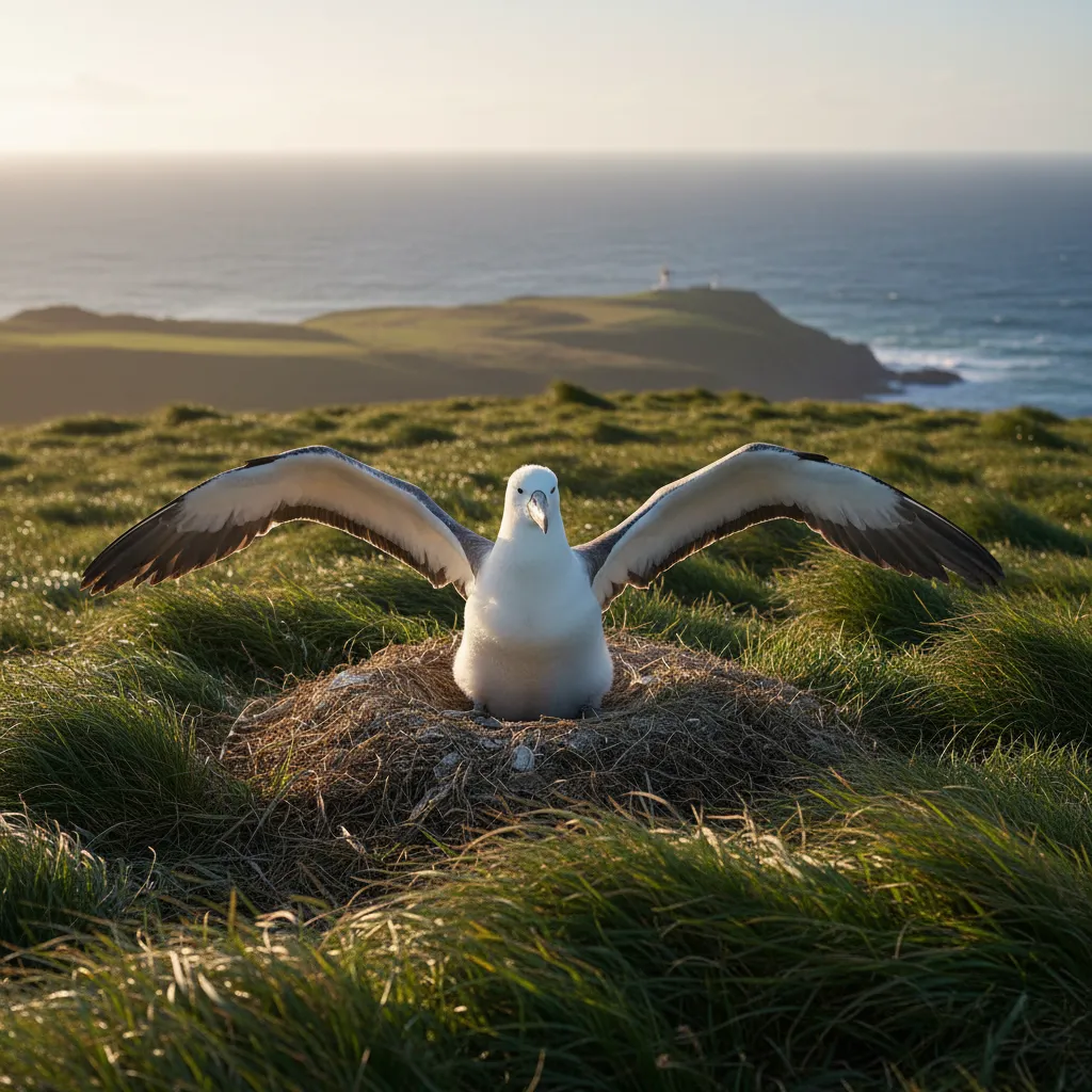 Royal Albatross chick at Taiaroa Head Dunedin