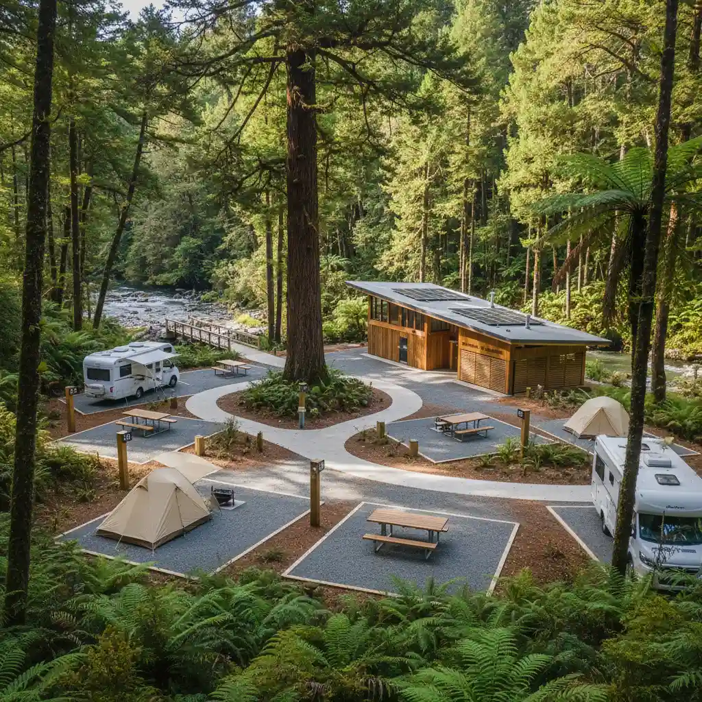 Department of Conservation campsite facilities