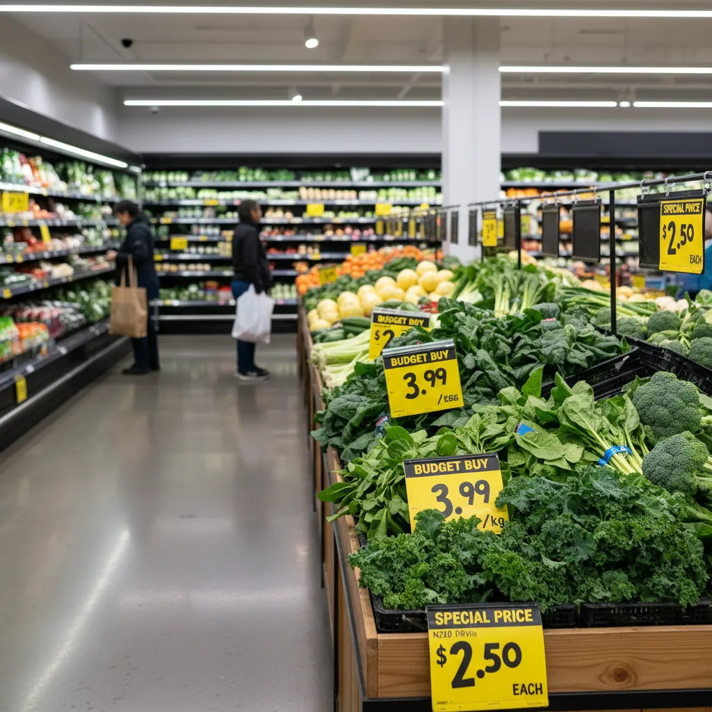 Fresh produce at budget prices in Queenstown supermarkets