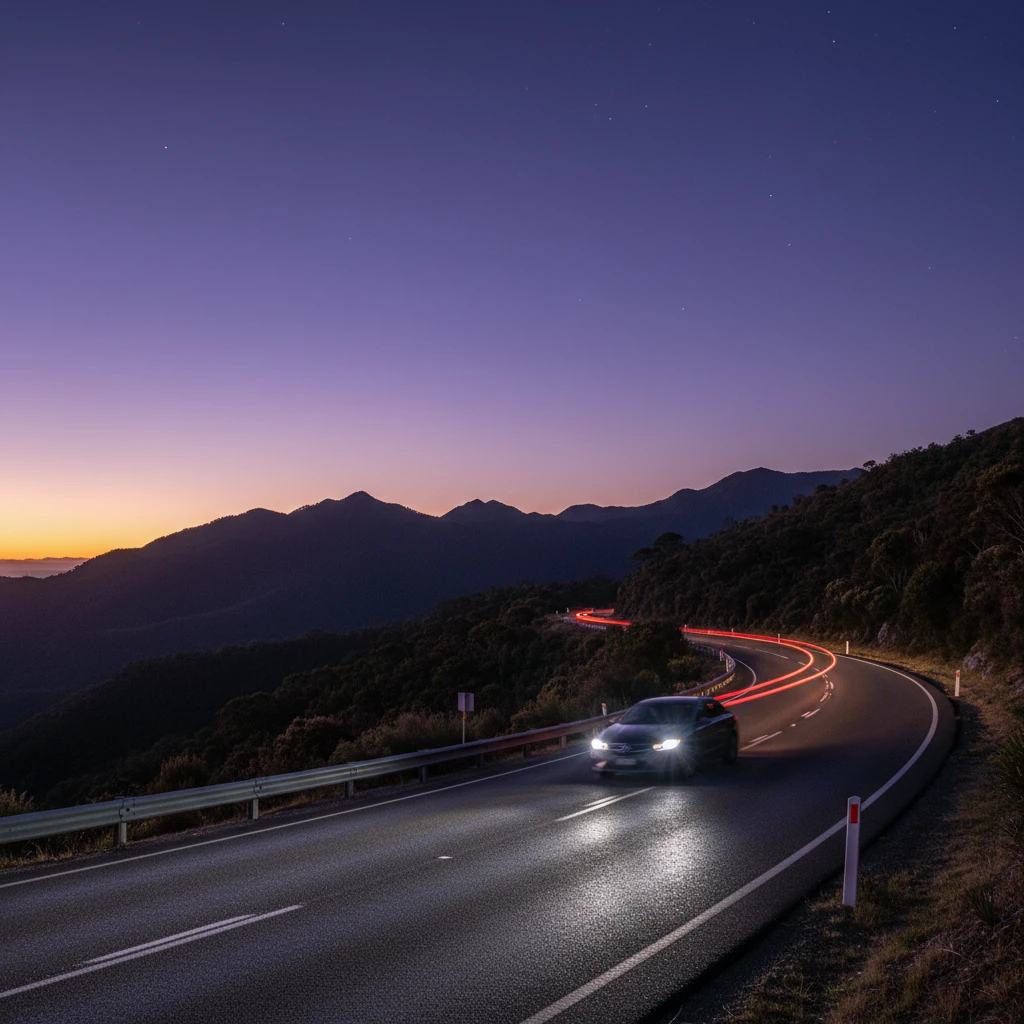 Driving the Remutaka Hill road from Wellington to Wairarapa