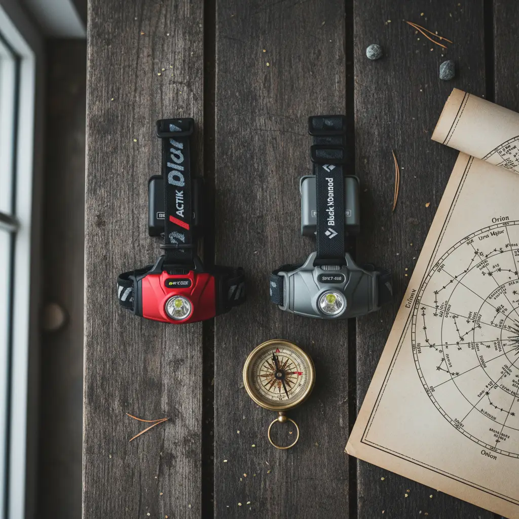 Petzl vs Black Diamond headlamp comparison