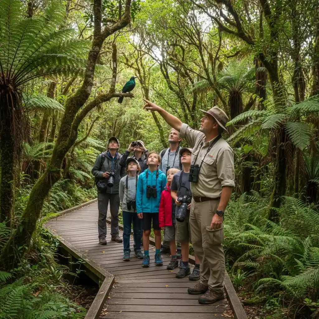 Guided walk on Tiritiri Matangi Island