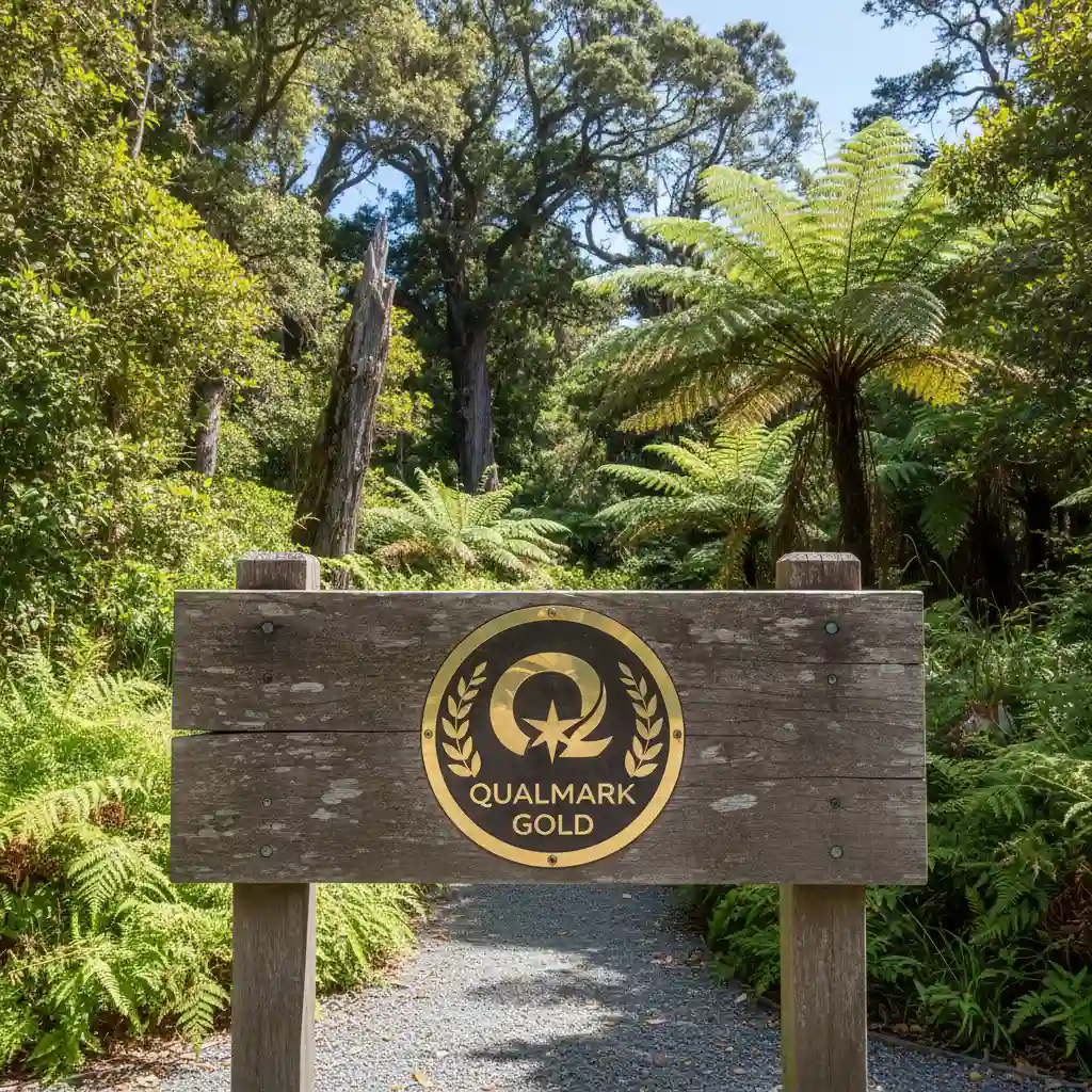 Qualmark Gold sustainable tourism accreditation New Zealand