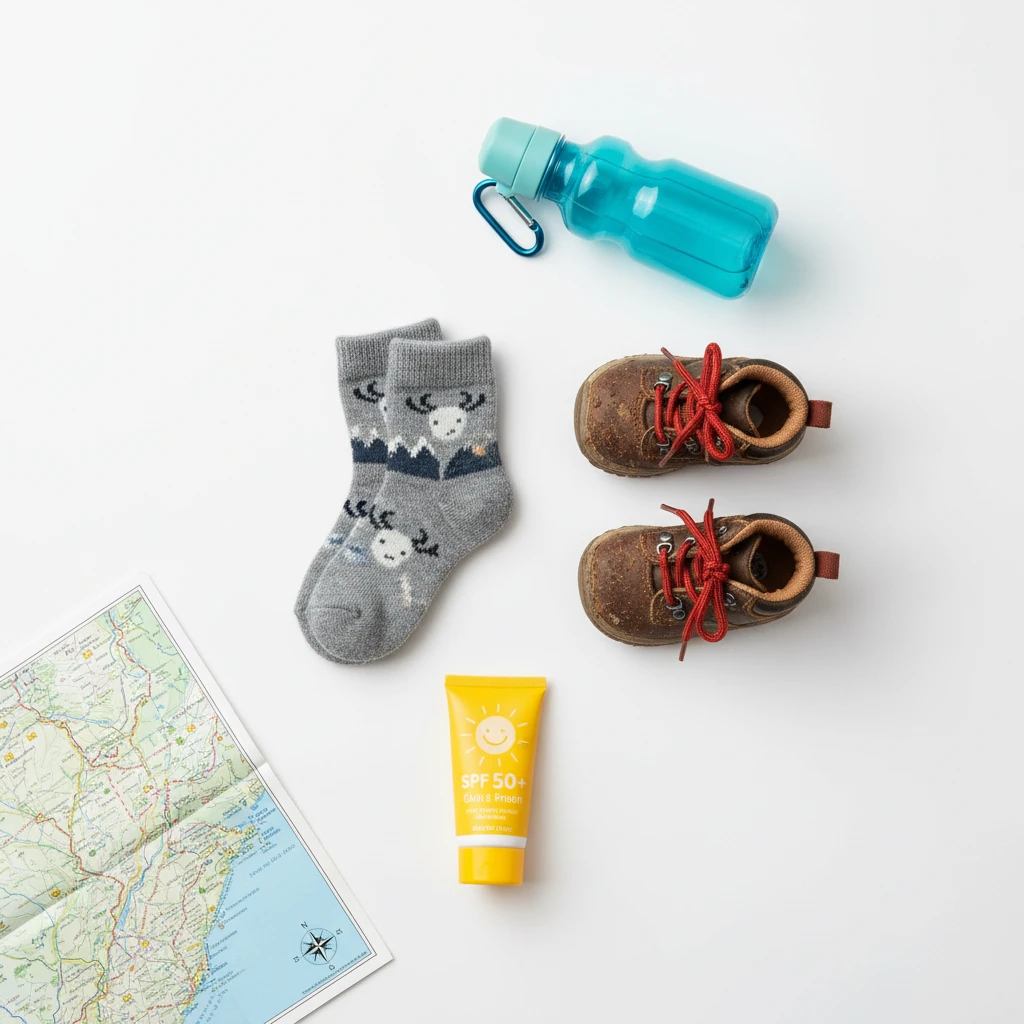 Packing list for easy nature walks NZ for toddlers
